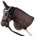 Zestaw Skippi - Hobby Horse Gniady - Derka i nauszniki - szary i brąz
