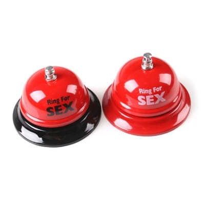 Biurkowy dzwonek na sex - Czerwono-czarny