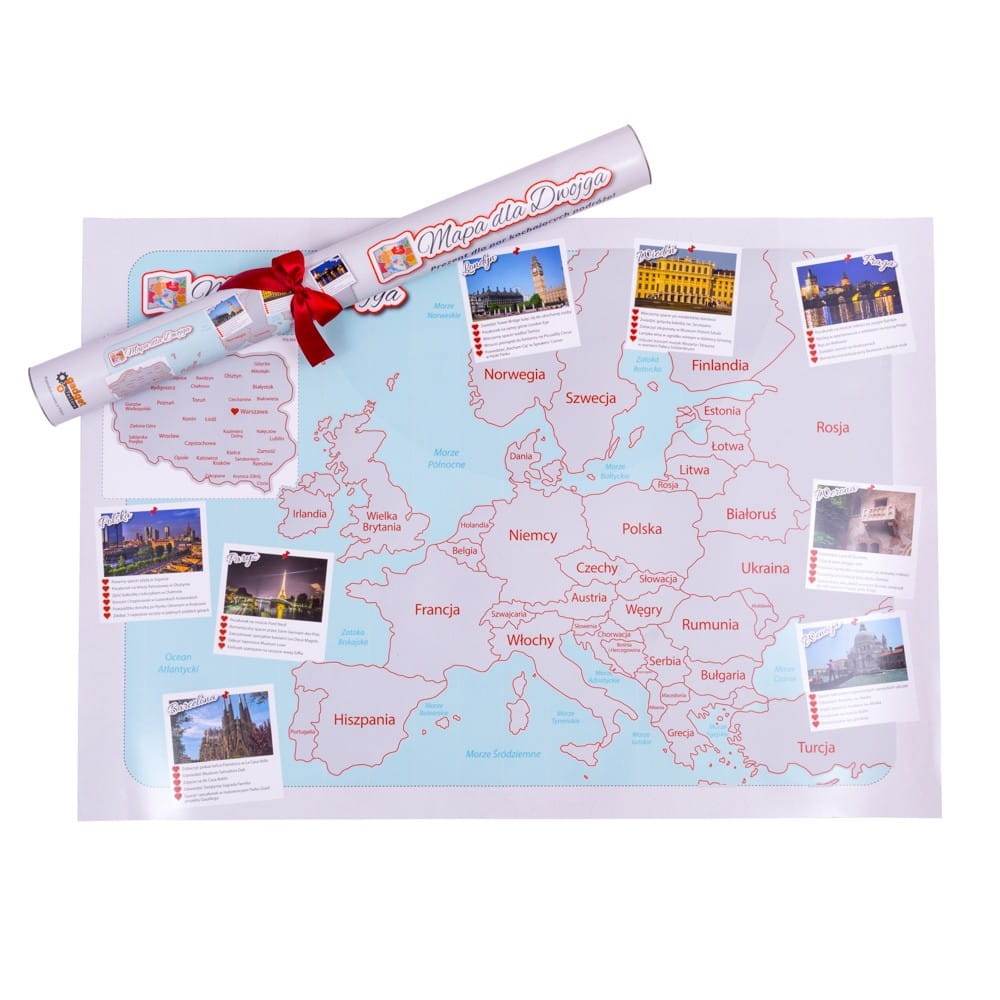 Mapa Zdrapka dla Dwojga - ulepszona zdrapka