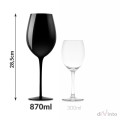 Etui na wino z kieliszkami diVinto Black