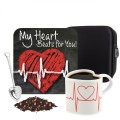 Zestaw Prezentowy dla Zakochanych - My Heart Beats for You