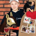 Hobby Horse Skippi - koń na kiju - Karmel