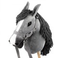 Zestaw Skippi - Hobby Horse szary i dodatkowy kantar - szary