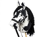 Zestaw Skippi - Hobby Horse Karo - srokaty - Derka wrzos - Kantar błękitny