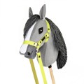 Skippi Kantar dla Hobby Horse - wodze, ekoskóra - jasny zielony