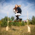 Drewniana przeszkoda do skakania Hobby Horse Skippi