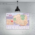 Mapa Odkrywcy - Polska - ulepszona zdrapka