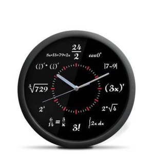 Zegar Matematyka - cichy mechanizm