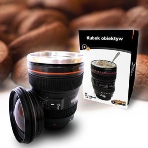 Kubek obiektyw - Czarny